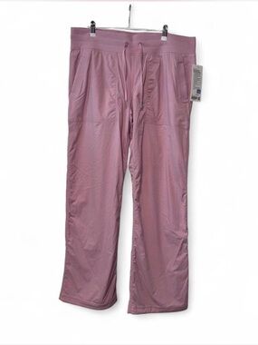 NWT Lululemon Dance Studio Mud-Rise Lined Regular inseam Pants Size 14 Pink Haze
